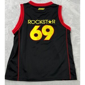 One Industries Rockstar Energy Jersey 69 Black L Men Y2K Motocross Racing Tank